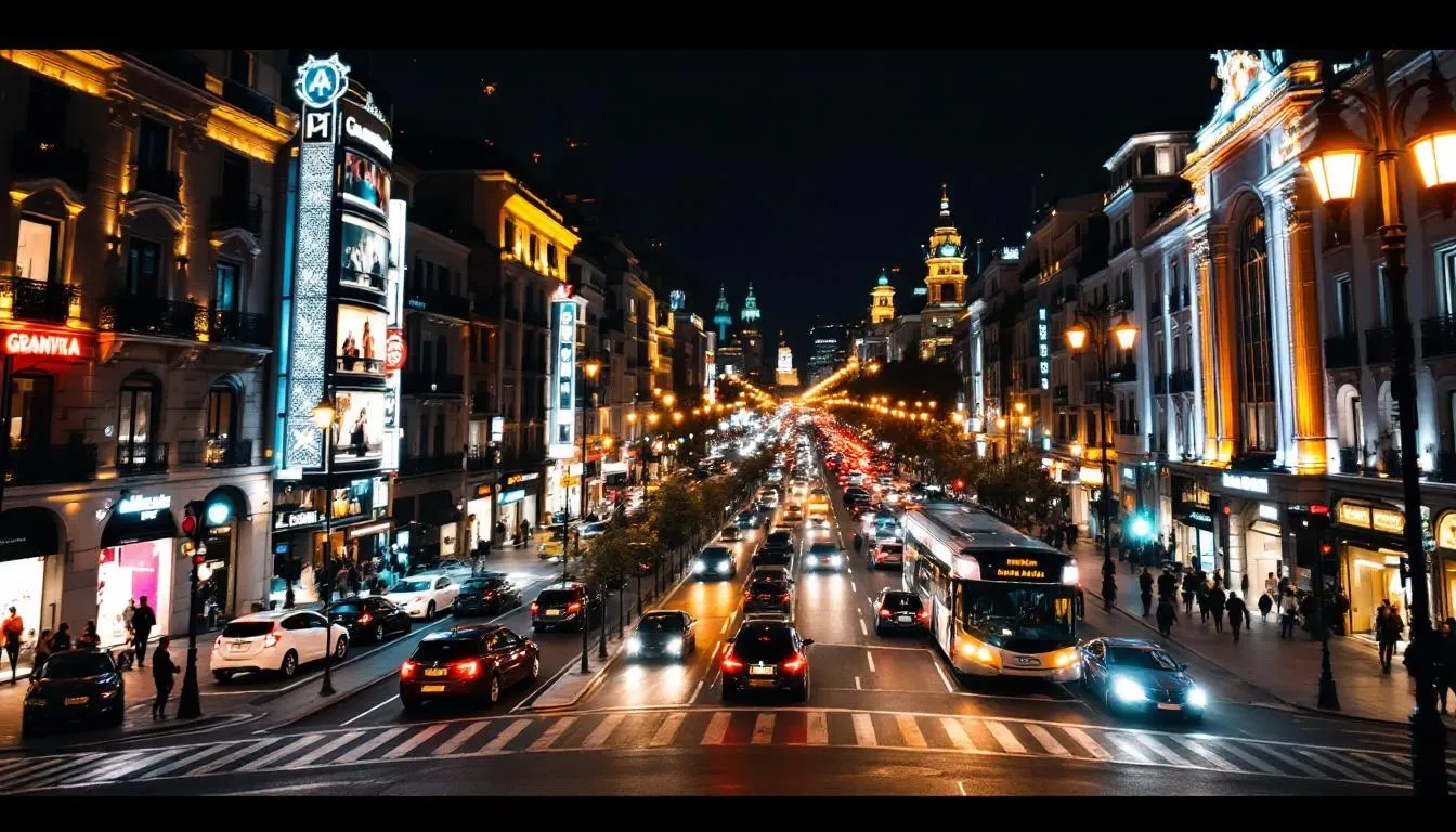 Gran Via - filming location in Spain