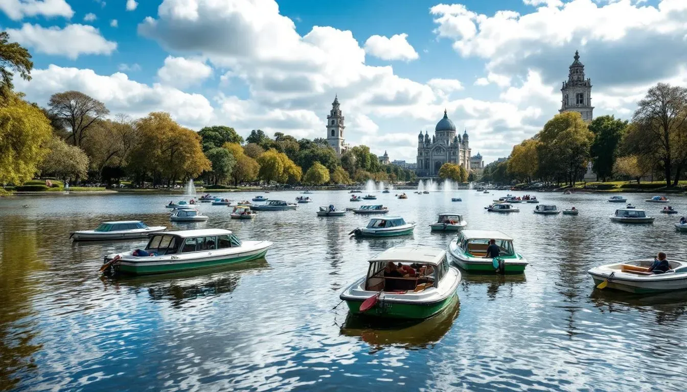 Retiro Park - filming location in Spain