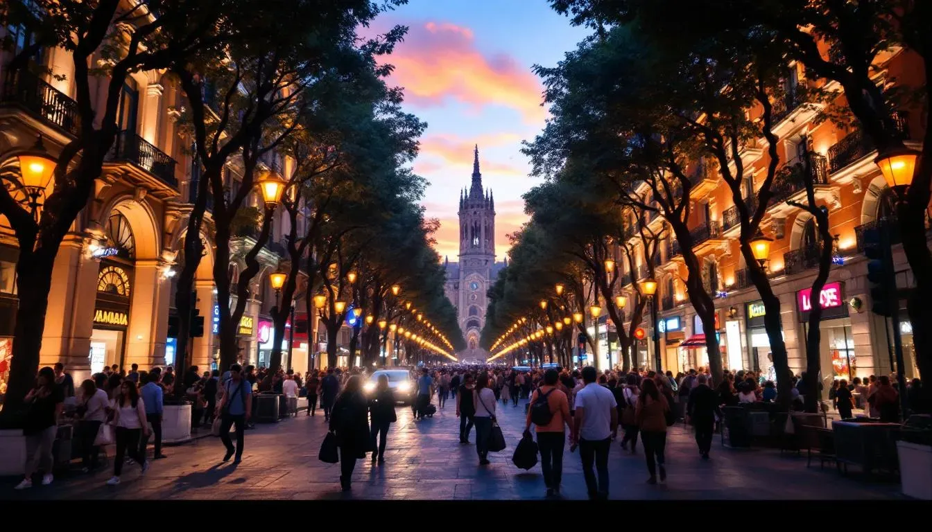 Las Ramblas - filming location in Spain