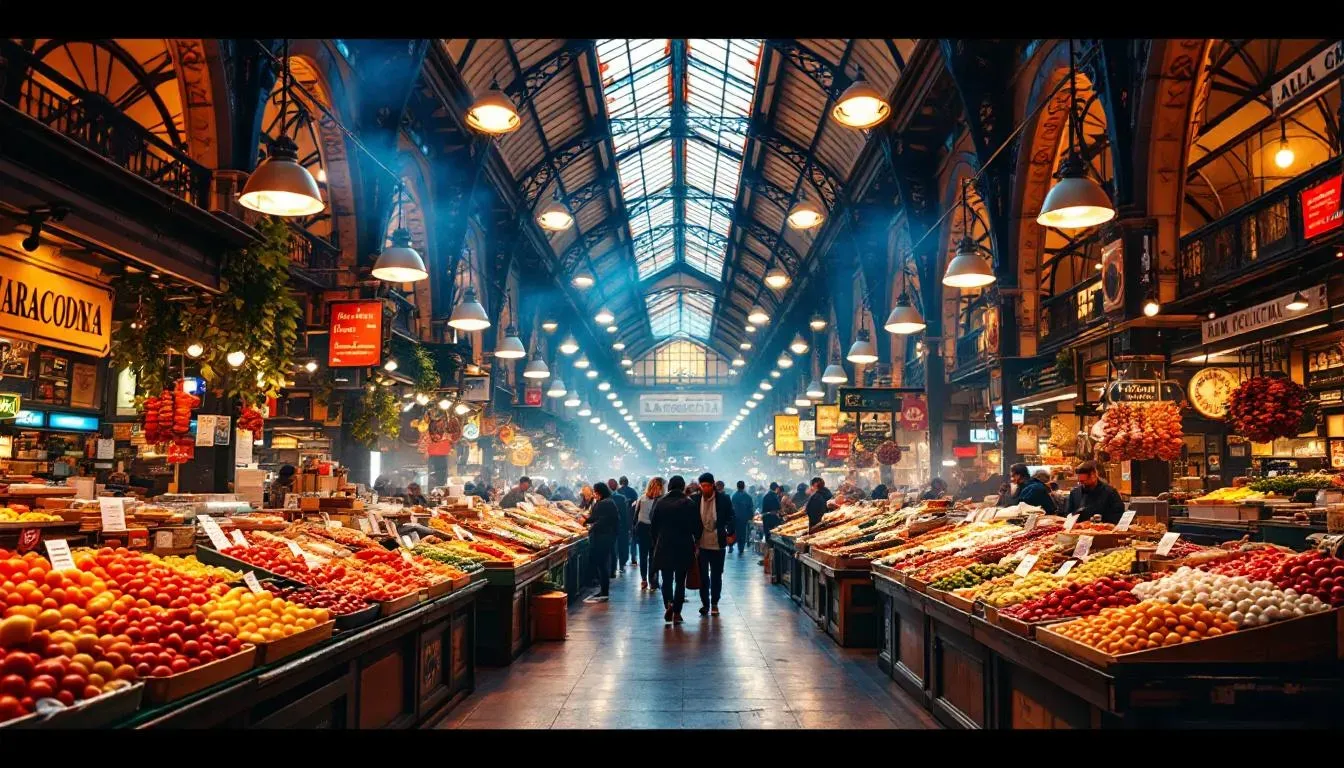 La Boqueria - filming location in Spain