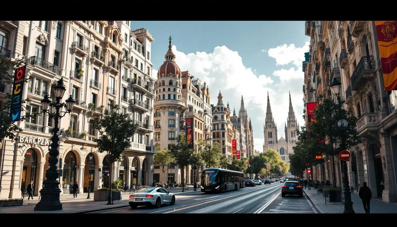 Passeig de Gracia - filming location in Spain