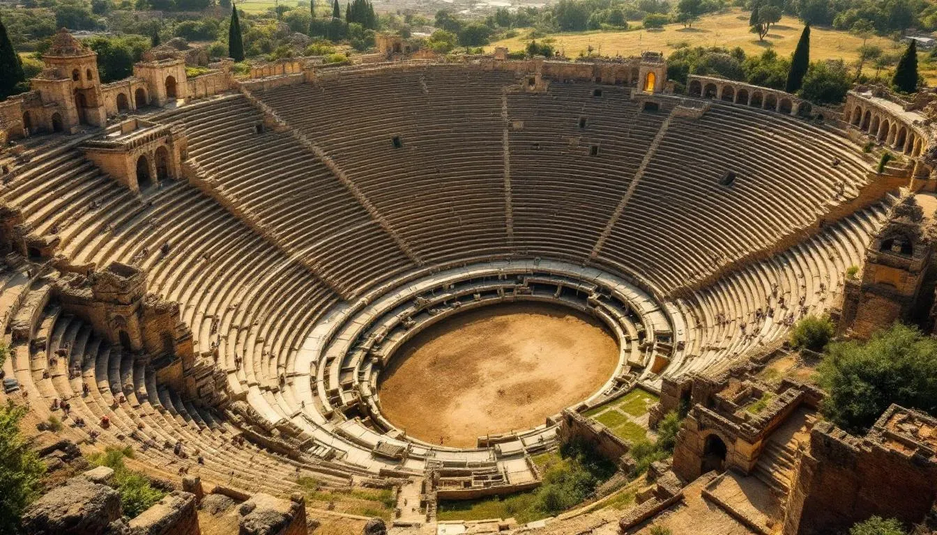Italica Amphitheater - filming location in Spain
