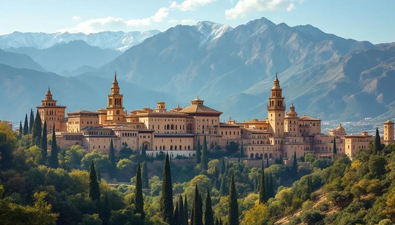 Alhambra Granada - filming location in Spain