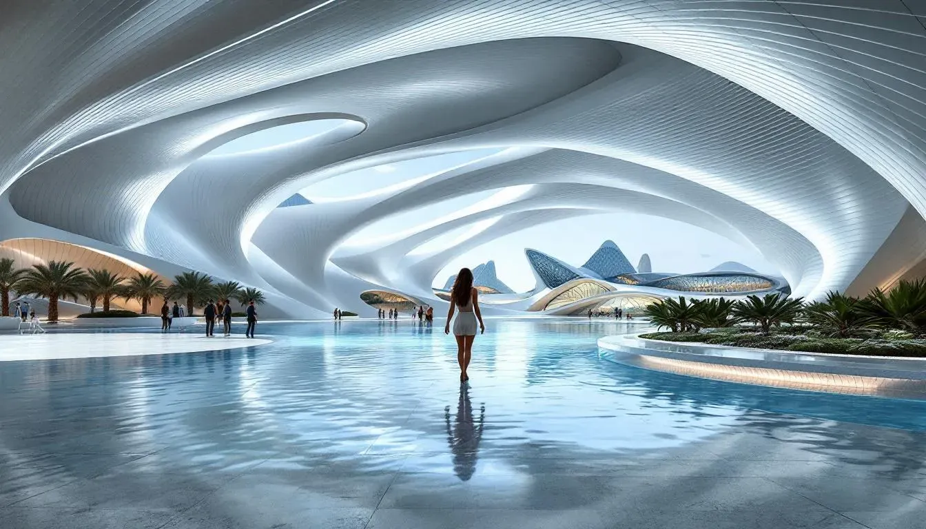 Filming in Valencia with City of Arts and Sciences view